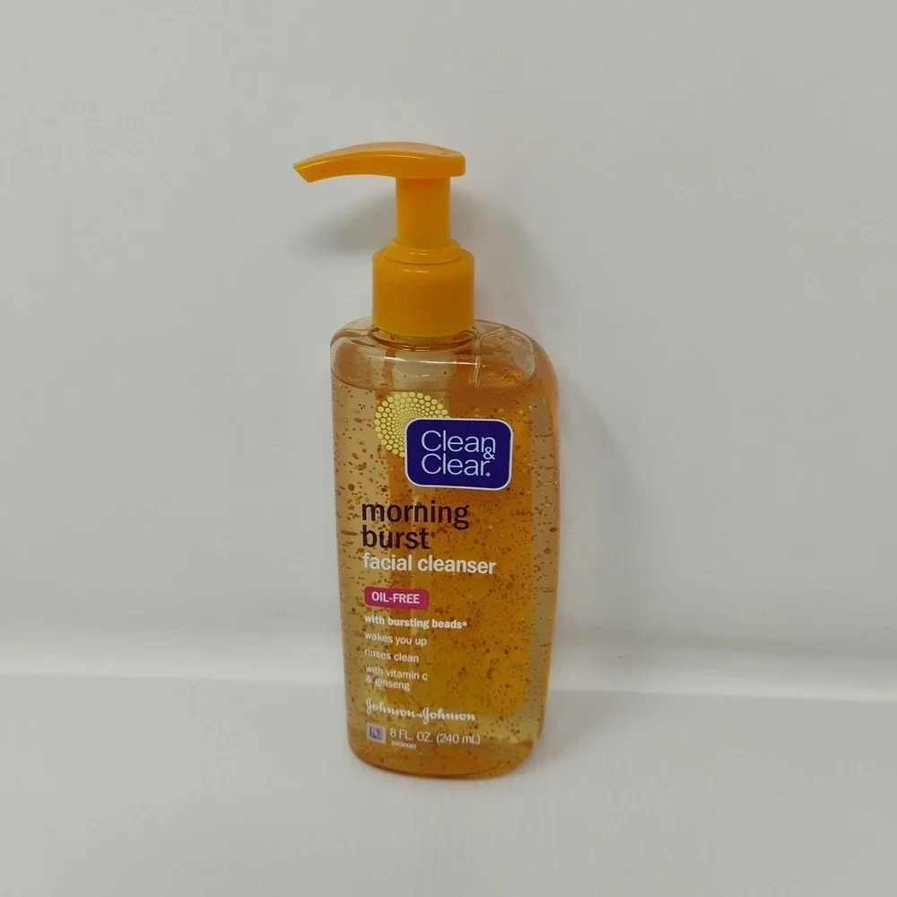 Clean & Clear Morning Burst Facial Cleanser Oil-Free Orange ORIGINAL FORMULA 8oz